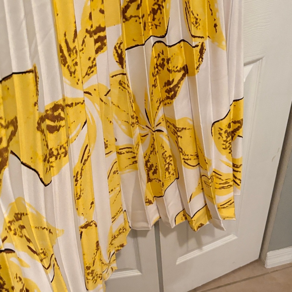 Ashley Stewart Yellow and White Maxi Dress, Plus Size, NWOT, Size 26/28 - Picture 4 of 6
